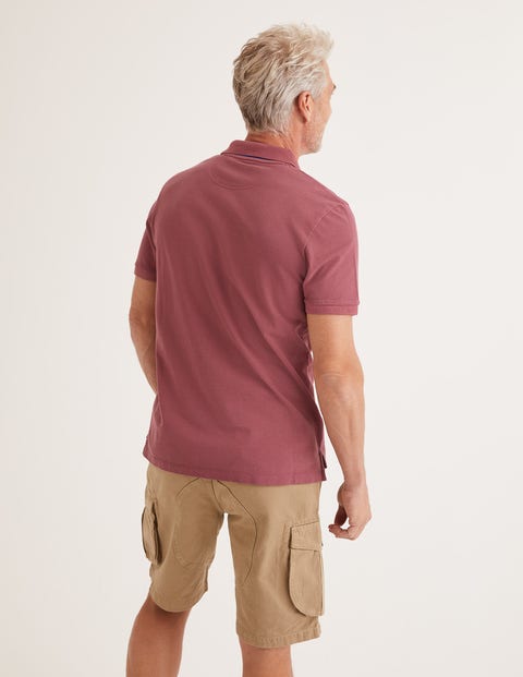 Piqué Polo - Rosewood Piqué Polo - Rosewood
