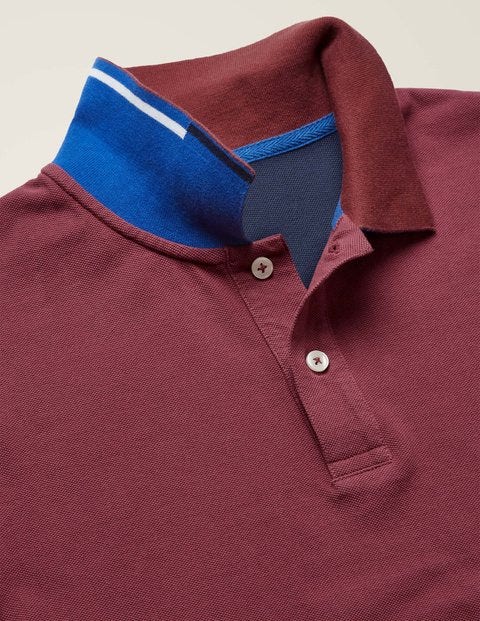 Piqué Polo - Rosewood Piqué Polo - Rosewood