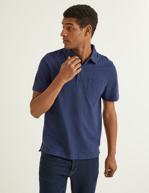 Slub Polo - College Blue Slub Polo - College Blue