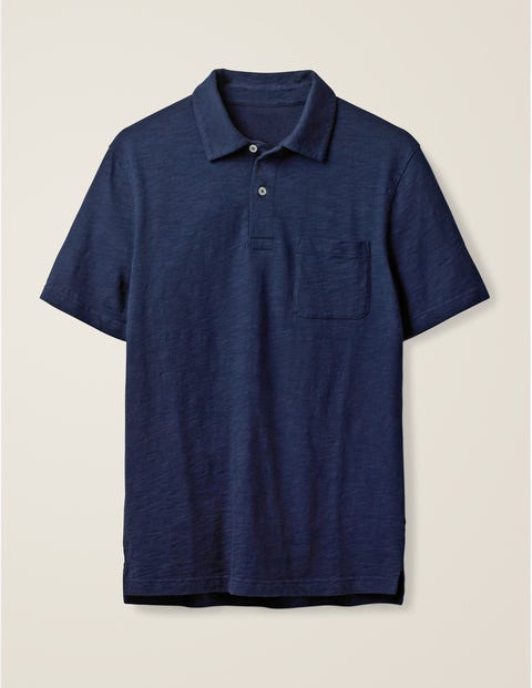 Slub Polo - College Blue Slub Polo - College Blue