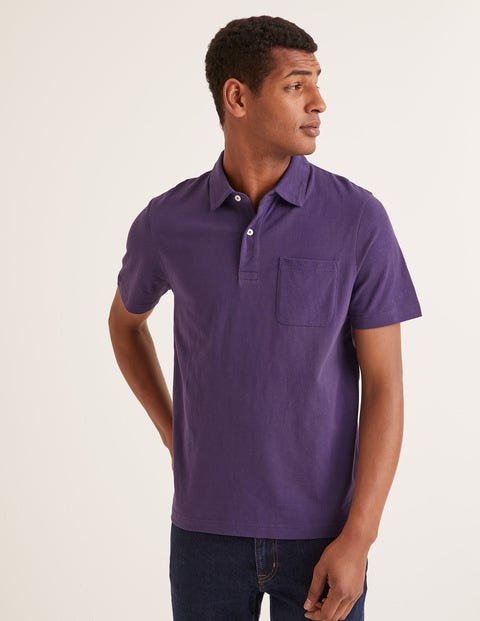 Slub Polo - Grape Slub Polo - Grape