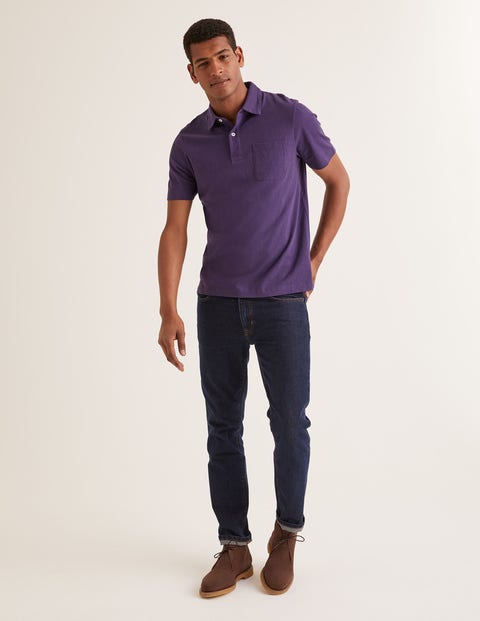 Slub Polo - Grape Slub Polo - Grape
