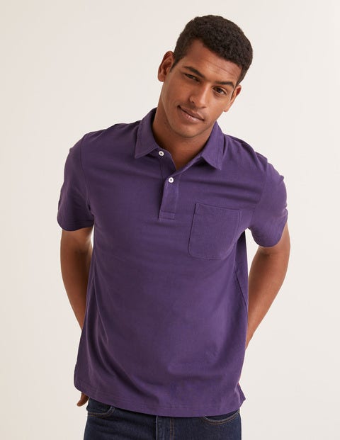 Slub Polo - Grape Slub Polo - Grape
