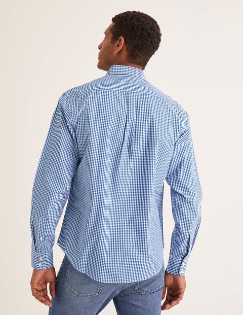Poplin Pattern Shirt - Gingham Clip Dot Poplin Pattern Shirt - Gingham Clip Dot