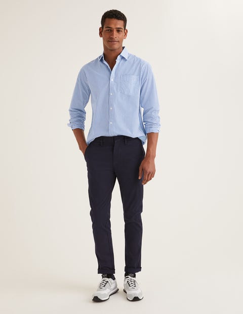 Poplin Pattern Shirt - Green Baize/Duke Stripe Poplin Pattern Shirt - Green Baize/Duke Stripe
