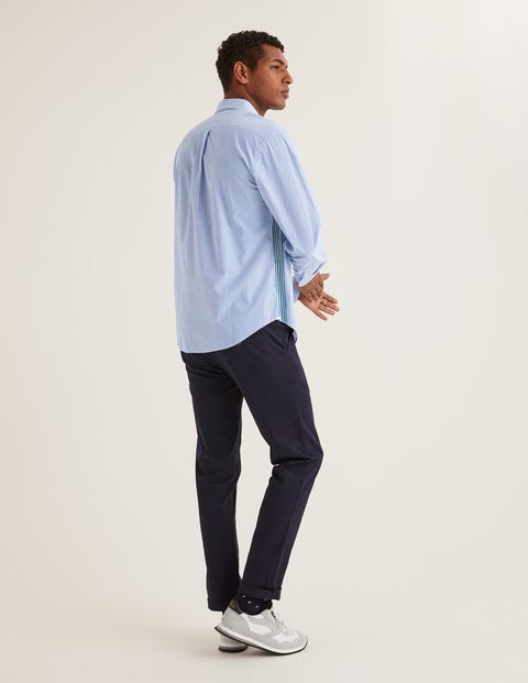 Poplin Pattern Shirt - Green Baize/Duke Stripe Poplin Pattern Shirt - Green Baize/Duke Stripe