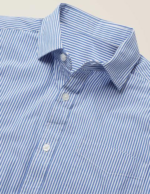 Poplin Pattern Shirt - Green Baize/Duke Stripe Poplin Pattern Shirt - Green Baize/Duke Stripe