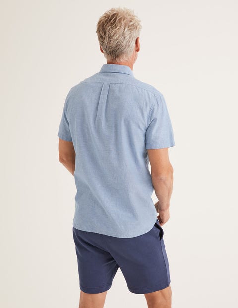 Linen Cotton Popover - Washed Blue Chambray Linen Cotton Popover - Washed Blue Chambray