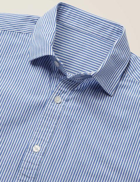 Slim Fit Poplin Pattern Shirt - Green Baize/Duke Stripe Slim Fit Poplin Pattern Shirt - Green Baize/Duke Stripe