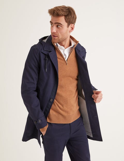 Holborn Regenmantel - Navy Holborn Regenmantel - Navy