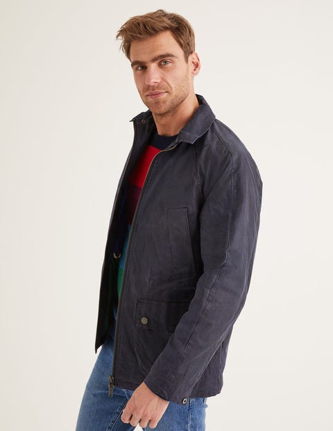 Holt Waxed Jacket - Navy Holt Waxed Jacket - Navy