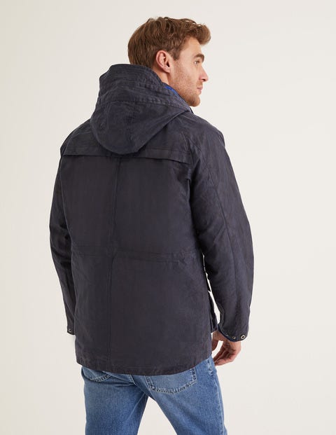 Holt Waxed Jacket - Navy Holt Waxed Jacket - Navy