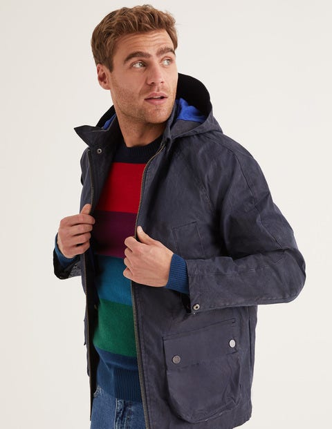 Holt Waxed Jacket - Navy Holt Waxed Jacket - Navy
