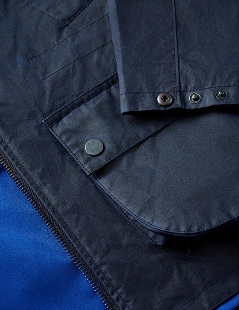 Holt Waxed Jacket - Navy Holt Waxed Jacket - Navy