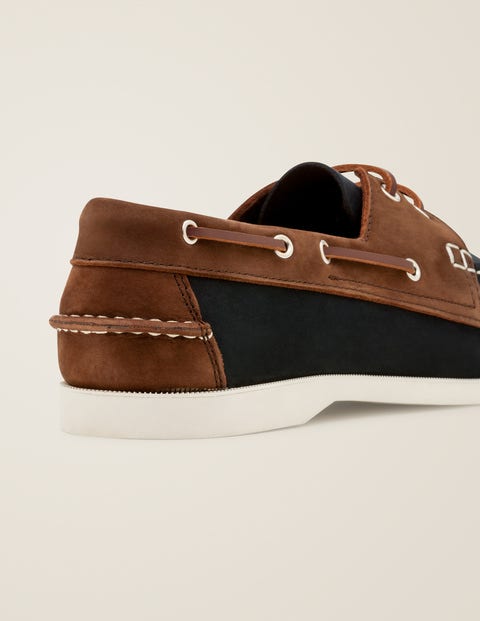 Boat Shoes - Navy/ Brown Boat Shoes - Navy/ Brown