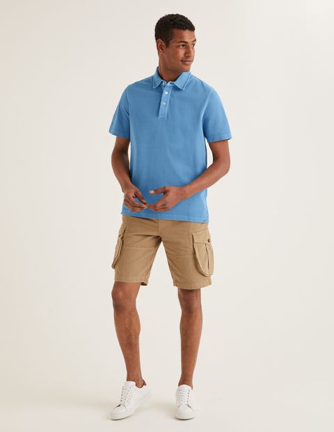 Garment-Dyed Polo - Chalk Blue Garment-Dyed Polo - Chalk Blue