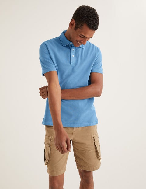 Garment-Dyed Polo - Chalk Blue Garment-Dyed Polo - Chalk Blue