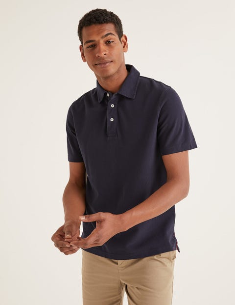 Garment-Dyed Polo - Navy Garment-Dyed Polo - Navy