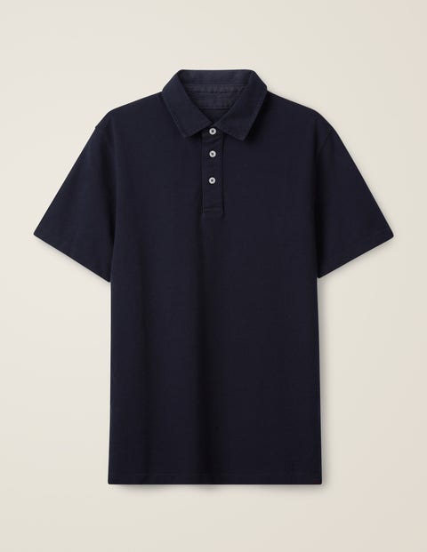 Garment-Dyed Polo - Navy Garment-Dyed Polo - Navy