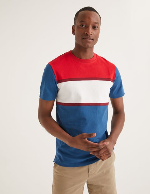 Jersey Interest T-Shirt - Colourblock Jersey Interest T-Shirt - Colourblock