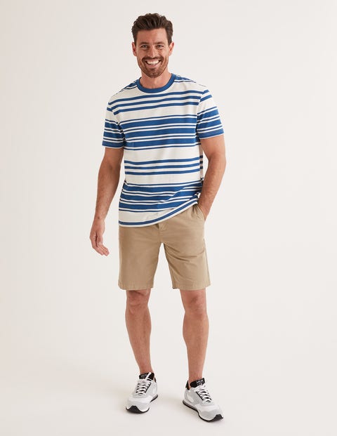 Retro Stripe T-Shirt - Mini Ecru/Sapphire Stripe Retro Stripe T-Shirt - Mini Ecru/Sapphire Stripe
