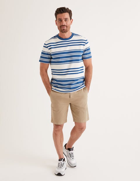 Retro Stripe T-Shirt - Mini Ecru/Sapphire Stripe Retro Stripe T-Shirt - Mini Ecru/Sapphire Stripe