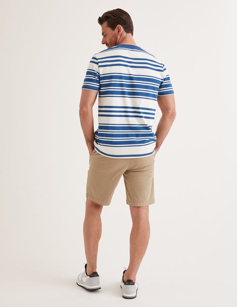 Retro Stripe T-Shirt - Mini Ecru/Sapphire Stripe Retro Stripe T-Shirt - Mini Ecru/Sapphire Stripe