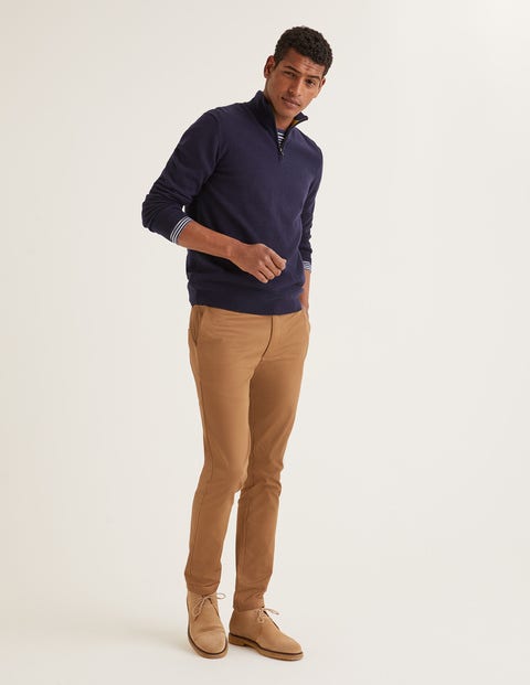 Pull Putney Partiellement Zippé - Bleu marine Pull Putney Partiellement Zippé - Bleu marine
