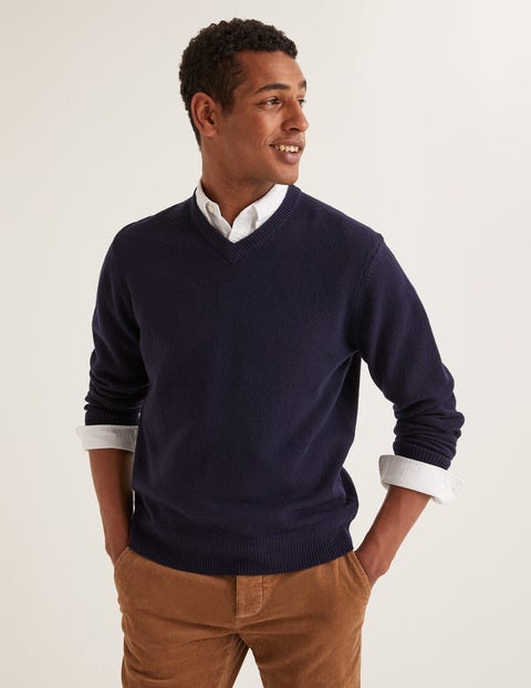 Pull Col V Maida Vale - Bleu marine Pull Col V Maida Vale - Bleu marine