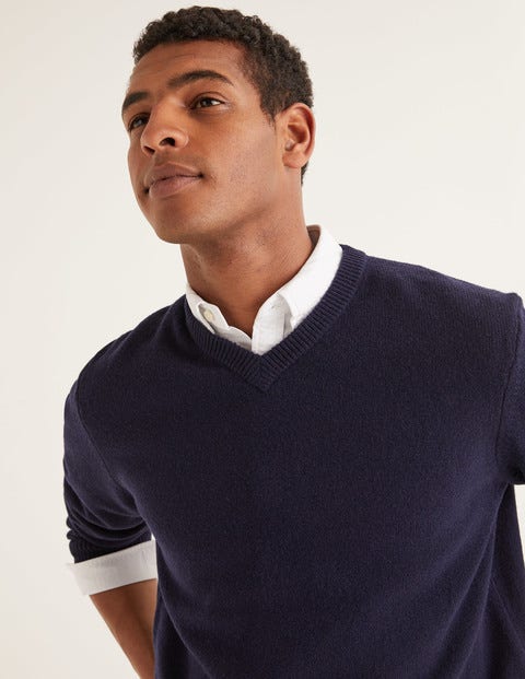 Pull Col V Maida Vale - Bleu marine Pull Col V Maida Vale - Bleu marine