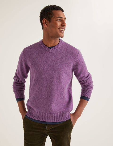 Maida Vale V-Neck - Dusty Purple Maida Vale V-Neck - Dusty Purple