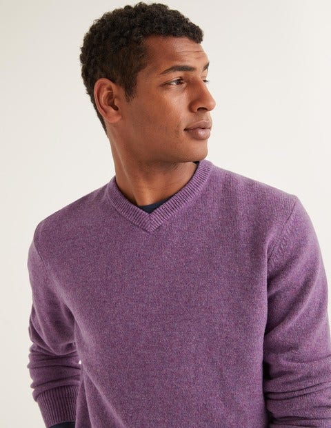 Maida Vale V-Neck - Dusty Purple Maida Vale V-Neck - Dusty Purple