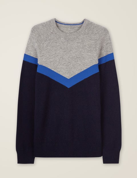 Lockton Crew Neck - Navy Chevron Lockton Crew Neck - Navy Chevron