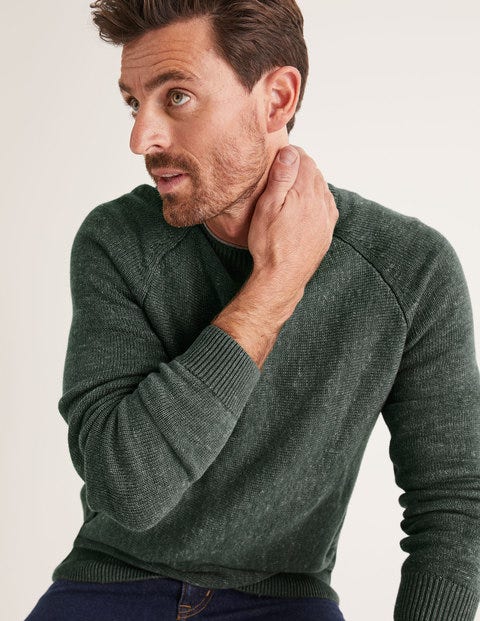 Benwick Crew Neck - Richmond Green Benwick Crew Neck - Richmond Green