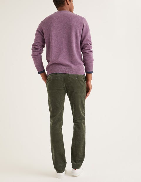 Chunky Cord Trousers - Dark Olive Chunky Cord Trousers - Dark Olive