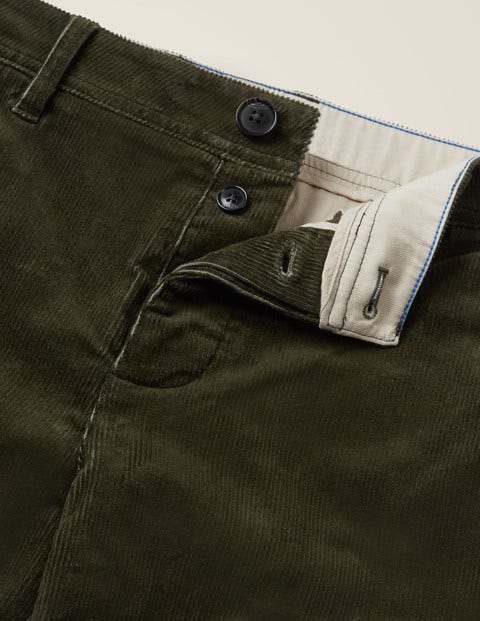 Chunky Cord Trousers - Dark Olive Chunky Cord Trousers - Dark Olive