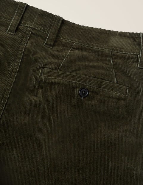 Chunky Cord Trousers - Dark Olive Chunky Cord Trousers - Dark Olive