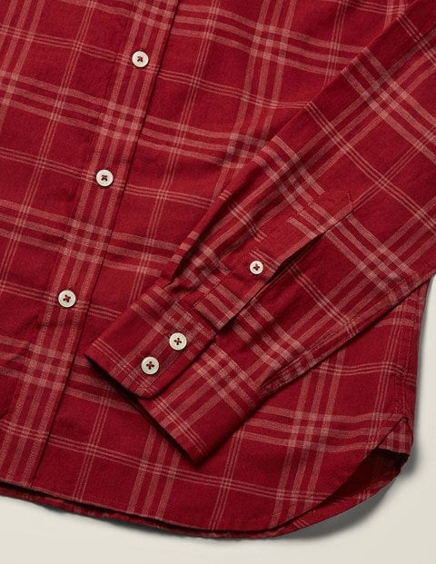 Slim Fit Overdye Shirt - Sumac Slim Fit Overdye Shirt - Sumac