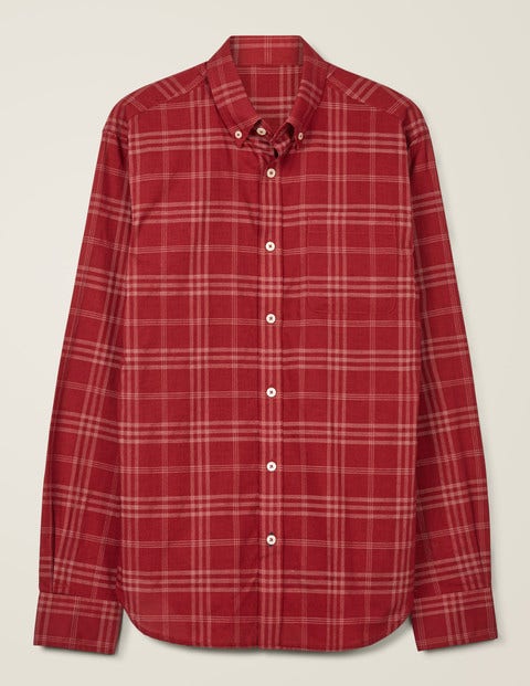 Slim Fit Overdye Shirt - Sumac Slim Fit Overdye Shirt - Sumac