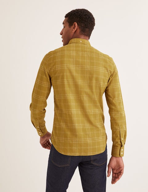 Slim Fit Overdye Shirt - Cornish Mustard Slim Fit Overdye Shirt - Cornish Mustard