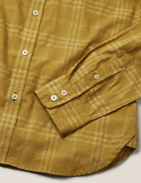 Slim Fit Overdye Shirt - Cornish Mustard Slim Fit Overdye Shirt - Cornish Mustard