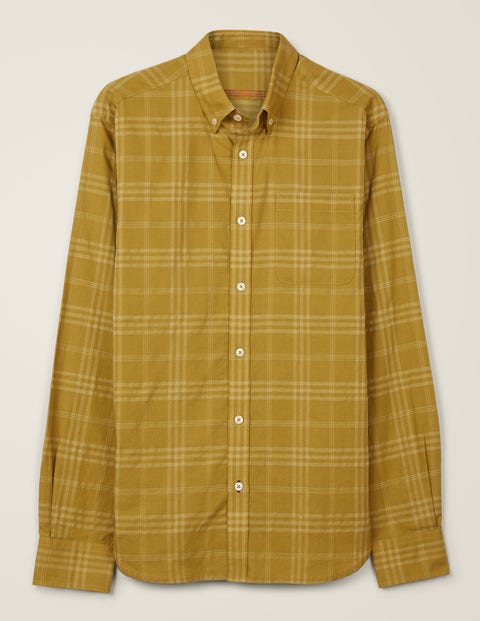 Slim Fit Overdye Shirt - Cornish Mustard Slim Fit Overdye Shirt - Cornish Mustard