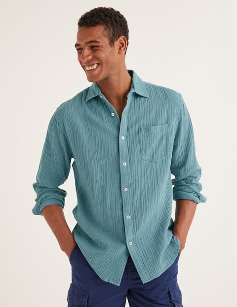 Arundel Doublecloth Shirt - Dusk Blue Arundel Doublecloth Shirt - Dusk Blue