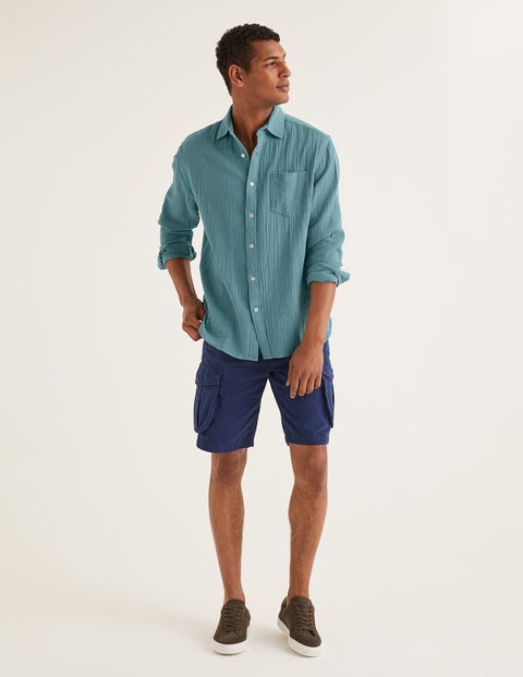 Arundel Doublecloth Shirt - Dusk Blue Arundel Doublecloth Shirt - Dusk Blue