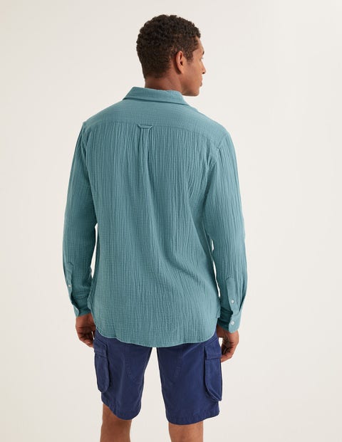 Arundel Doublecloth Shirt - Dusk Blue Arundel Doublecloth Shirt - Dusk Blue