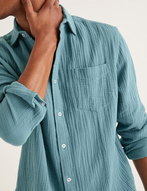 Arundel Doublecloth Shirt - Dusk Blue Arundel Doublecloth Shirt - Dusk Blue