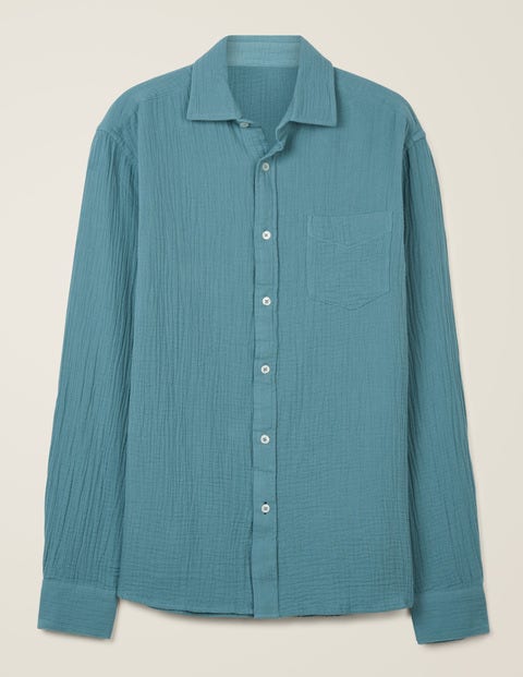 Arundel Doublecloth Shirt - Dusk Blue Arundel Doublecloth Shirt - Dusk Blue