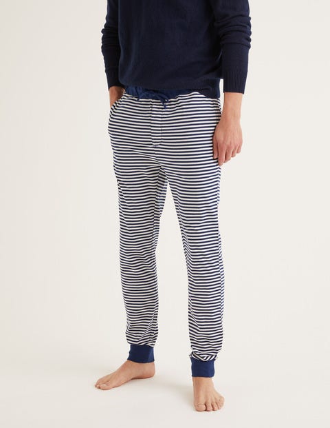 Lounge Pants - Navy Blue/Ecru Stripe Lounge Pants - Navy Blue/Ecru Stripe