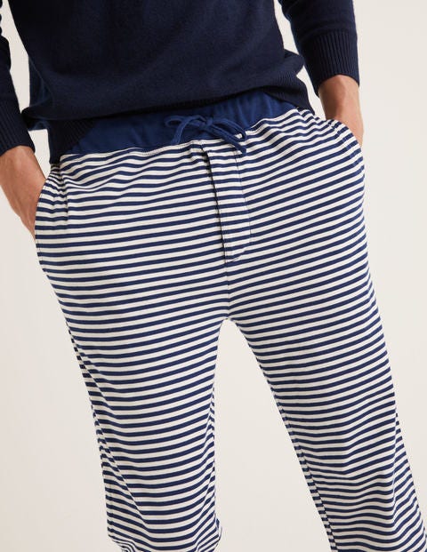 Lounge Pants - Navy Blue/Ecru Stripe Lounge Pants - Navy Blue/Ecru Stripe