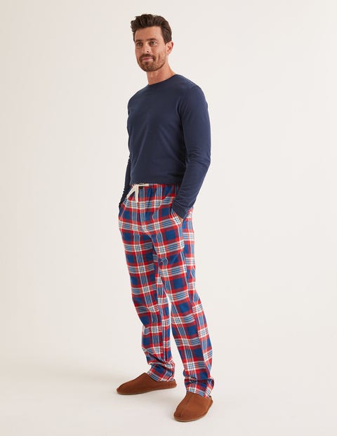 Flannel Pajama Bottoms - Rio Red Multi Check Flannel Pajama Bottoms - Rio Red Multi Check